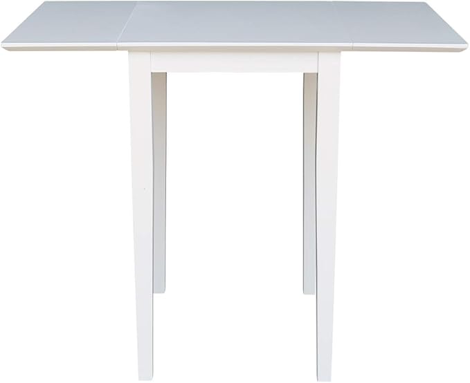 IC International Concepts, Solid Wood Small Drop Leaf Dining Table, Solid Real - Image 5