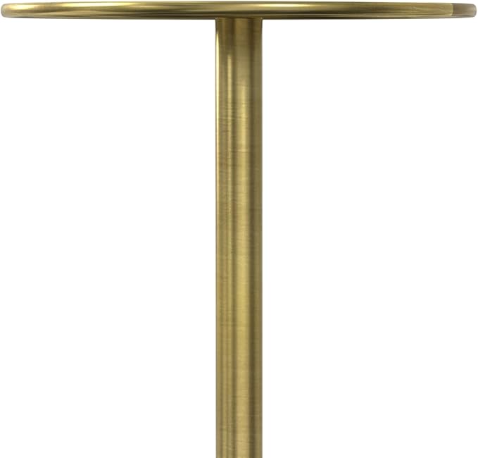 SIMPLIHOME Melene Modern Contemporary 12 inch Wide Metal Side Table in Gold/Grey - Image 9