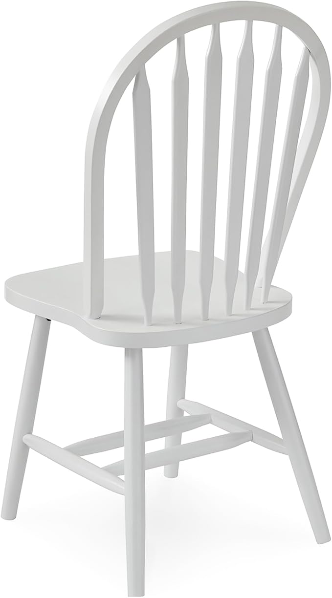 IC International Concepts Solid Wood Windsor ArrowBack Dining Chair - Image 4