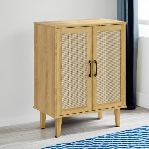Rattan Decorated Buffet Cabinet - Image 2
