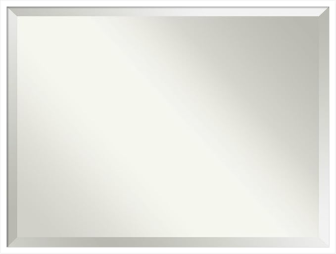 Amanti Art White Bathroom Mirror by AmantiArt