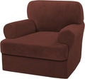 H.VERSAILTEX Sofa Cover 2 Piece T Cushion Armchair Slipcovers Thick Velvet by HVERSAILTEX