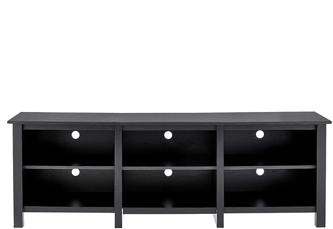 ROCKPOINT Classic TV Stand Storage Media Console Entertainment Center - Image 2
