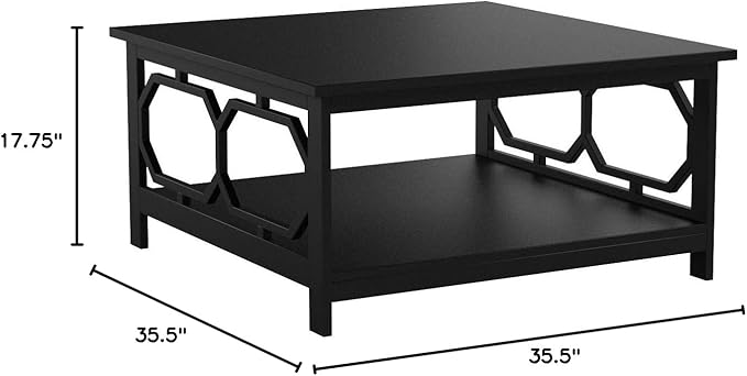 Convenience Concepts Omega Square 36" Coffee Table - Image 7