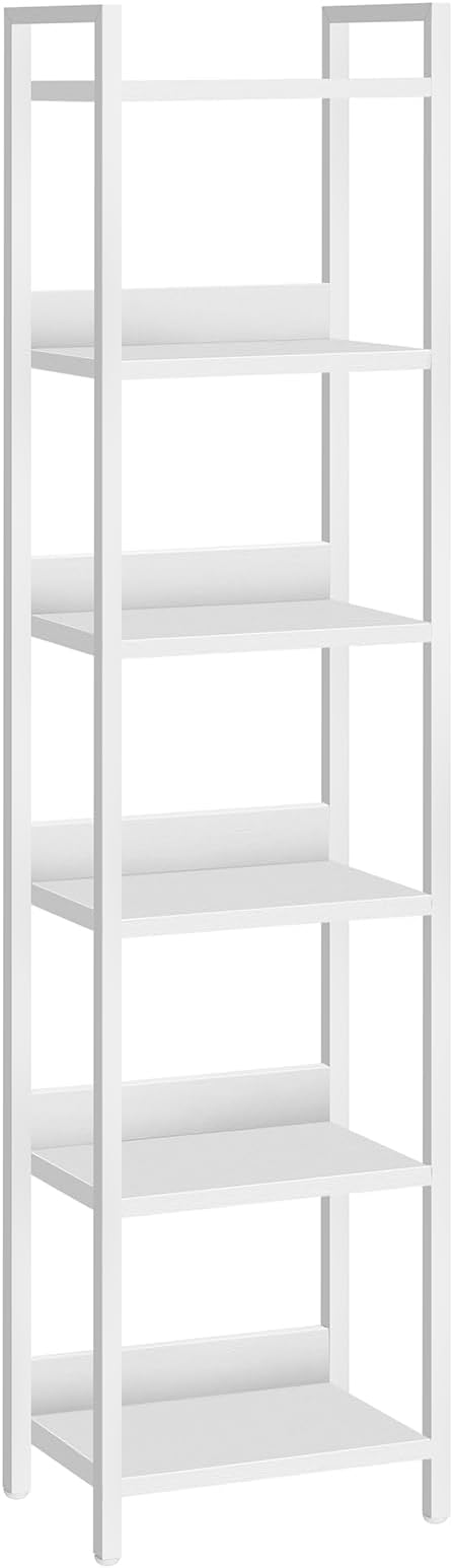 Bookshelf, 6-Tier Bookcase, Standing Book Shelf by MAHANCRIS