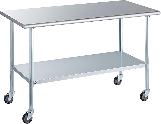 ROCKPOINT Stainless Steel Table by ROCKPOINT