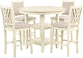 New Classic Furniture Amy 5-Piece Counter Dining Table Set by NewClassicFurniture
