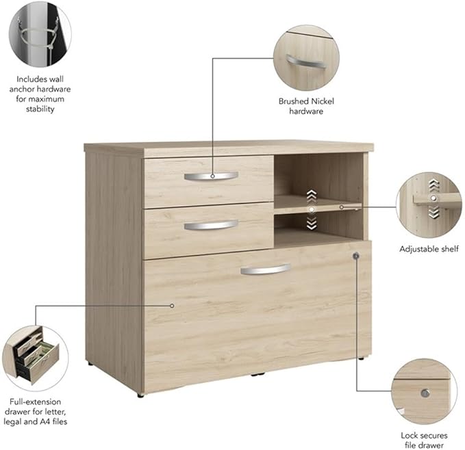 Bush Business Furniture Studio C Office Storage Cabinet - Image 6