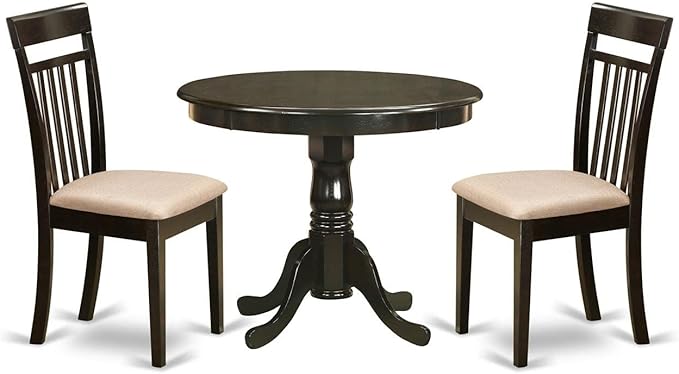 East West Furniture ANCA3-CAP-C 3 Piece Kitchen Table Set by EastWestFurniture