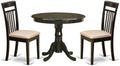 East West Furniture ANCA3-CAP-C 3 Piece Kitchen Table Set by EastWestFurniture