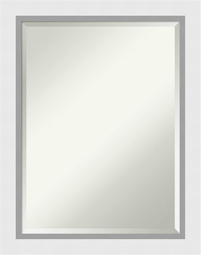 Amanti Art White Bathroom Mirror by AmantiArt