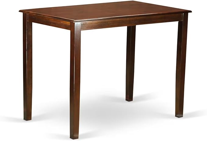 East West Furniture YAVN5-MAH-W 5 Piece Counter Height Dining Set Includes a - Image 4