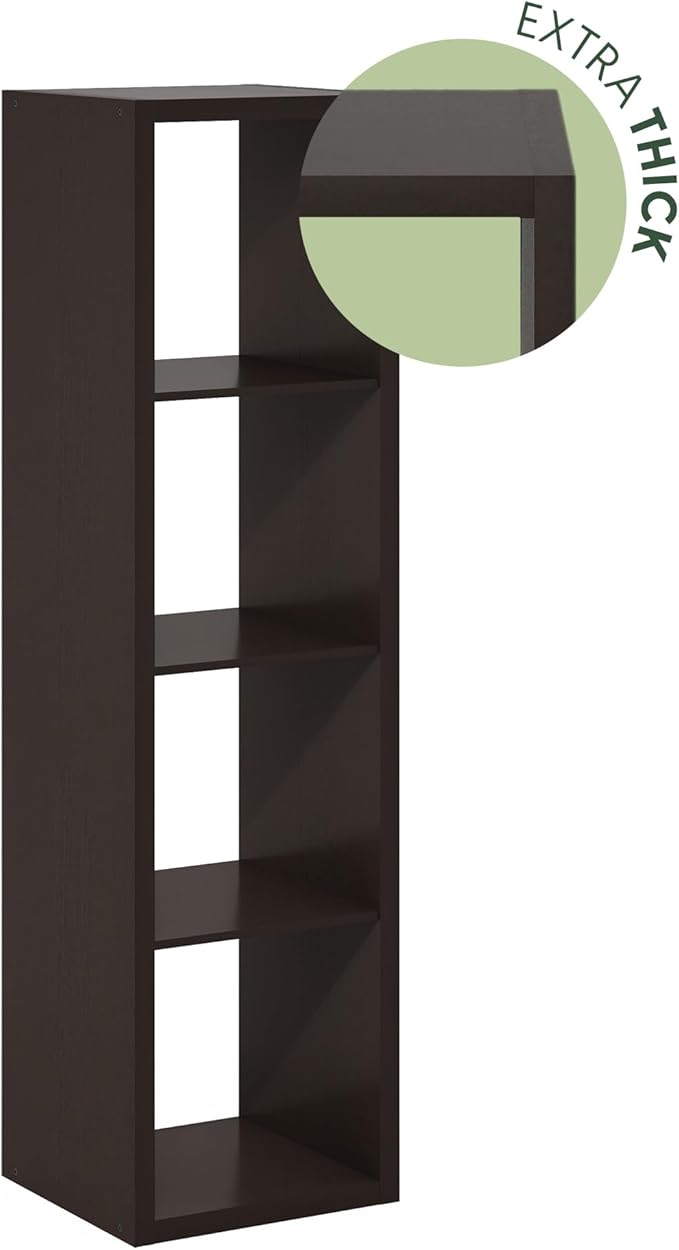 Furinno Cubicle Open Back Decorative Verticle Cube Storage Organizer - Image 5