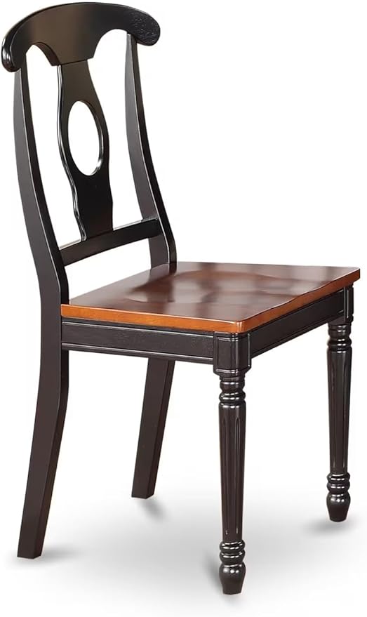 East West Furniture DOKE5-BCH-W 5 Piece Dining Room Furniture Set Includes a - Image 4