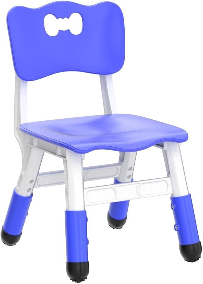 4 Piece Kids Chair Set 3 Levels Adjustable Stackable Kids Chairs Ideal - Image 4