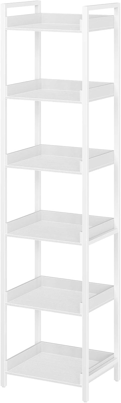 Rolanstar Bookshelf, 6-Tier Storage Rack, Narrow Corner Bookshelf, Display by Rolanstar