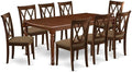 East West Furniture DOCL9-MAH-C 9 Piece Kitchen Table & Chairs Set Includes a by EastWestFurniture