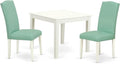 East West Furniture OXEN3-LWH-57 3 Piece Dinette Set by EastWestFurniture
