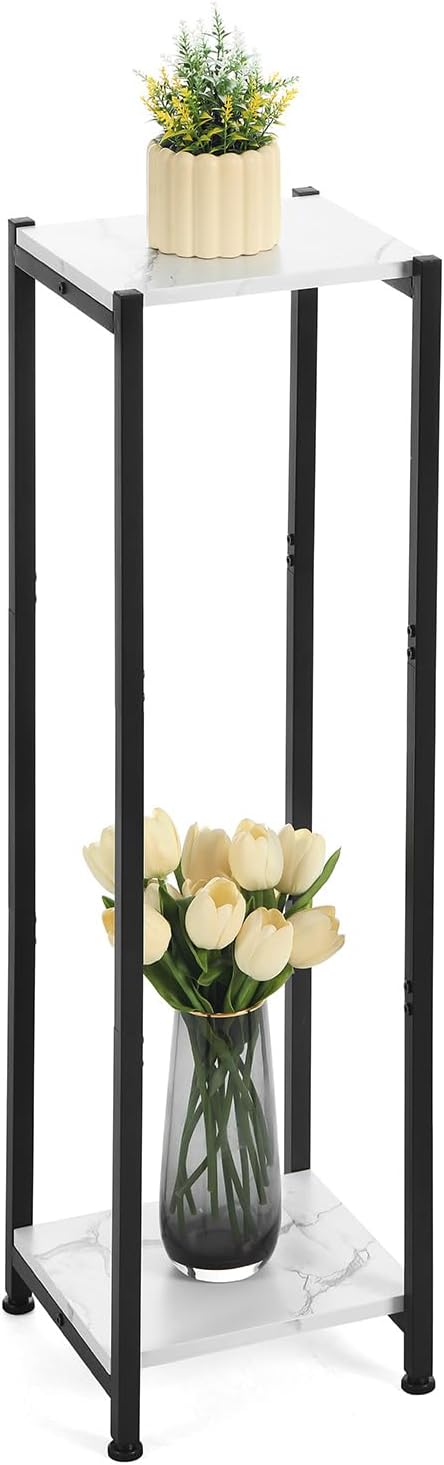 Extra Tall Plant Stand Indoor, 40 Inch Plant Stands, 2 Tier Metal Plant Stand by CozyTimes