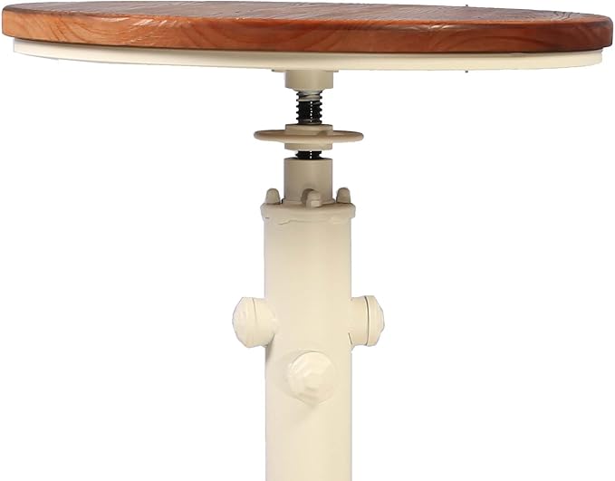 Topower Industrial Bar Table 31.5-41.3" Adjustable Pub Table Kitchen Dining - Image 4