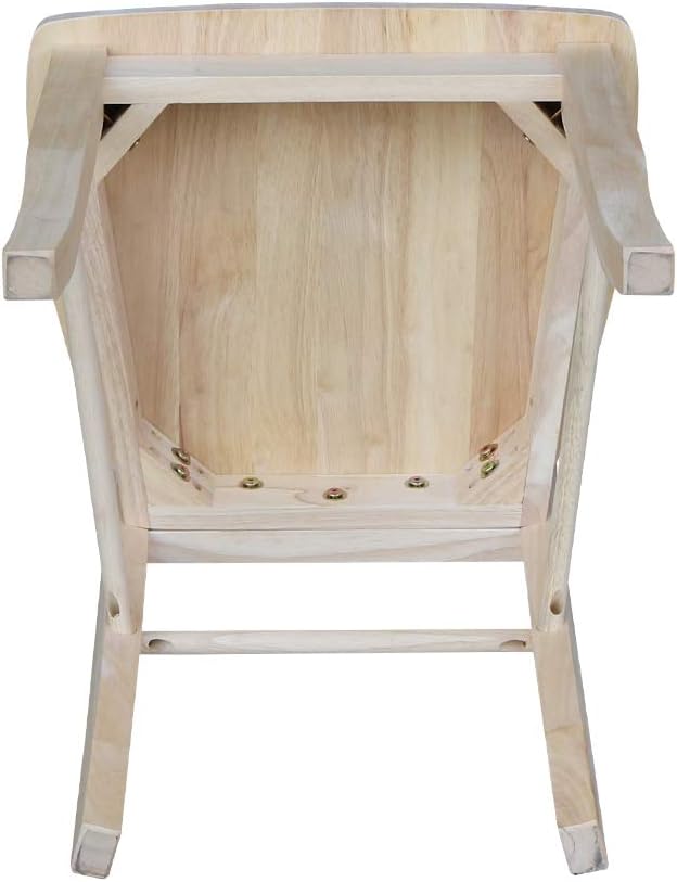 Set of Two Madrid Ladderback Dining Chairs, Unfinished - Image 11