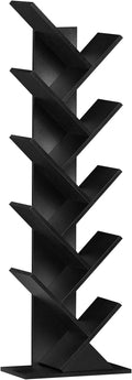 10 Tier Tree Book Shelf, Floor Standing Wood Bookshelf by SHEEPAM