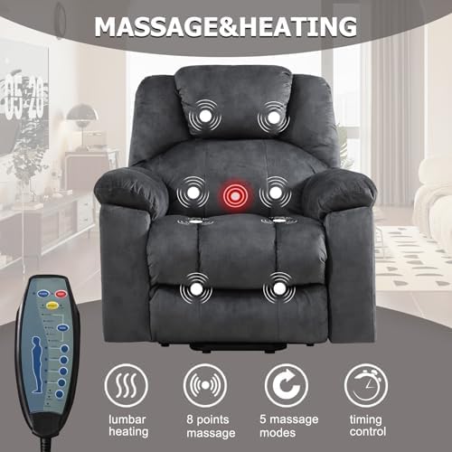 Phoenix Home Large Power Lift Recliner - Image 3