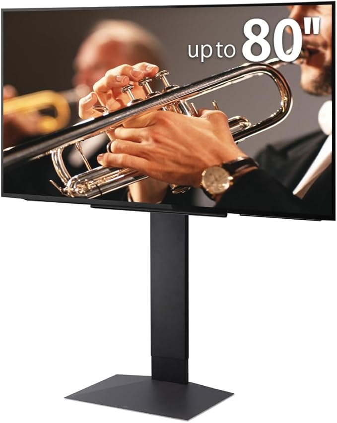 WALL V3 High Type | Sleek 32-80 Inch Universal Ultra Thin TV Stand | Satin by WALL