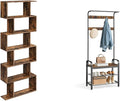 VASAGLE 6-Tier Bookshelf, Tall Display Shelf, Freestanding Storage Shelf by VASAGLEbySONGMICSHOME