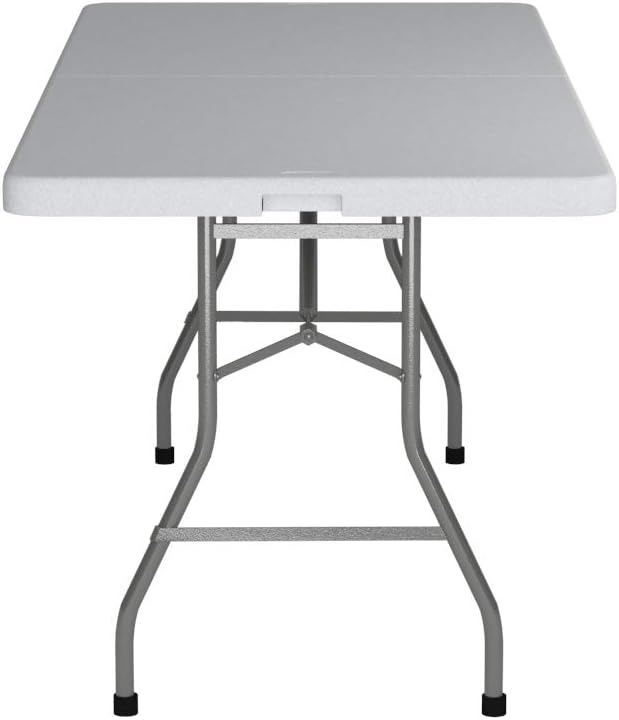 Office Star Resin Rectangle Center-Folding Portable Table - Image 12