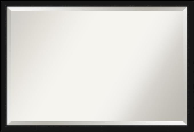 Amanti Art Black Bathroom Mirror by AmantiArt