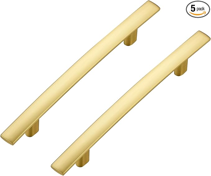 5 Pack Cabinet Handles 4" Hole Center by Ravinte+Decor