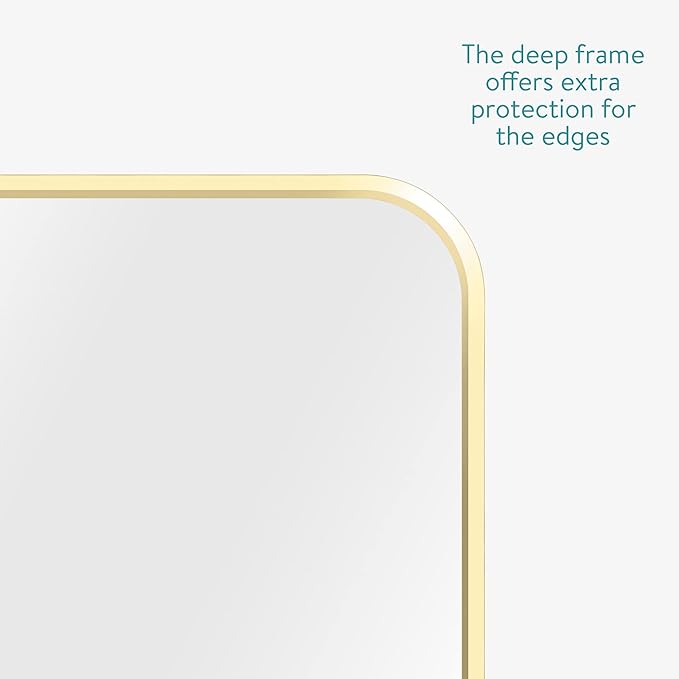 Navaris Rectangular Wall Mirror - Image 4