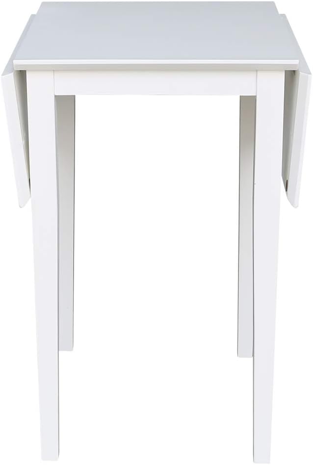 IC International Concepts, Solid Wood Small Drop Leaf Dining Table, Solid Real - Image 10