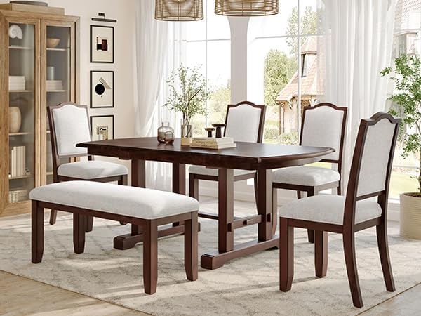 Ball & Cast 60"-78" Extendable Farmhouse Dining-Table - Image 10
