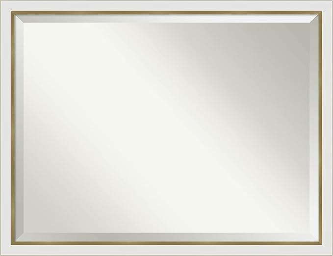 Amanti Art White Bathroom Mirror by AmantiArt