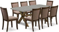 East West Furniture X797MZ748-9 9 Piece Dining Room Table Set Includes a by EastWestFurniture