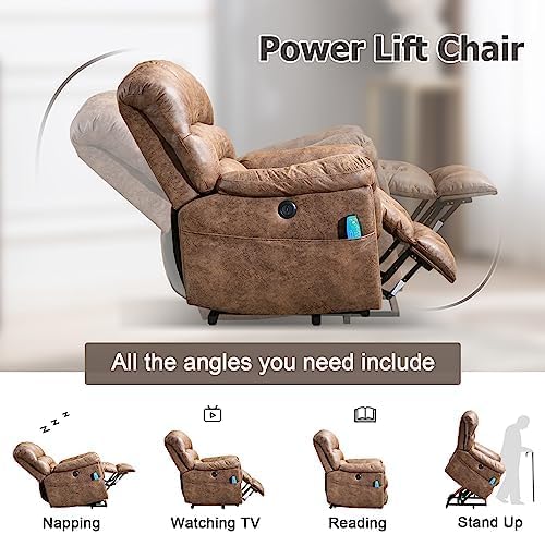 Phoenix Home Large Power Lift Recliner - Image 7