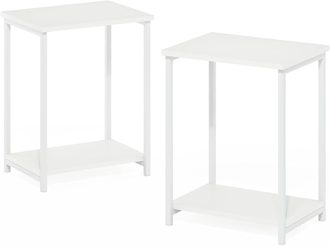 Furinno Simplistic Industrial Metal Frame End Table - Image 5