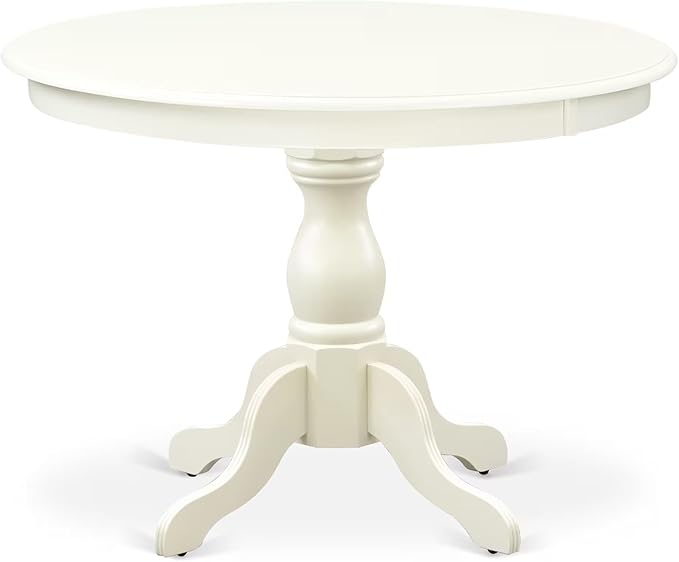 East West Furniture HBGR3-LWH-W 3 Piece Kitchen Table Set - Image 3