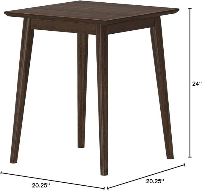 Plank+Beam Mid Century Modern Square Side Table, Couch Side Table, Small End - Image 2