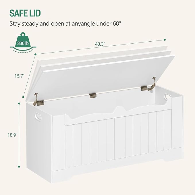 43.3" Storage Chest, Extra Large Storage Trunk - Image 2