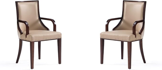 Manhattan Comfort Grand Faux Leather Dining Chairs by ManhattanComfort