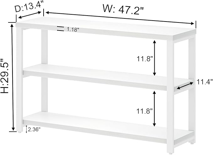 EXCEFUR Modern Entryway Table, Sofa Console Tables - Image 2