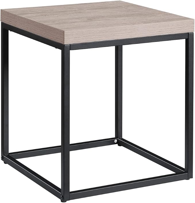 CENSI 18-Inch Grey Wash Accent End Table/Side Table - Image 5