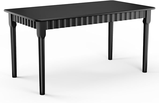 59 Inch Solid Wood Dining Table by MORDEER