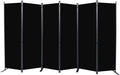 Room Divider 6FT Portable Room Dividers and Folding Privacy Screens, 6 Panel by HOMSCREENER