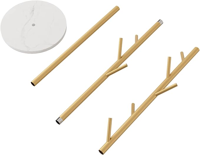 Gold Coat Racks, Metal Coat Rack Freestanding - Image 3