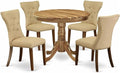 East West Furniture ANGA5-ANA-03 5 Piece Dining Table Set by EastWestFurniture