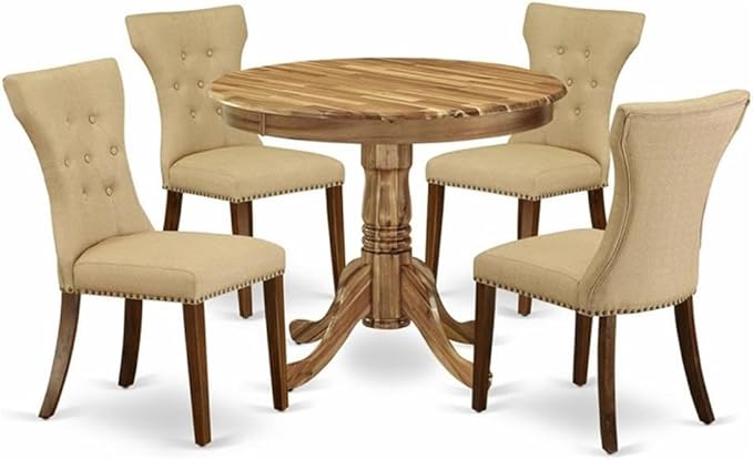 East West Furniture ANGA5-ANA-03 5 Piece Dining Table Set by EastWestFurniture